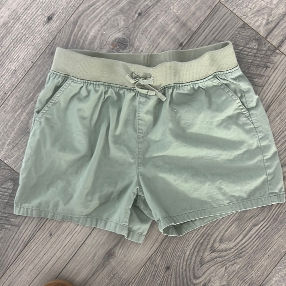 Green shorts